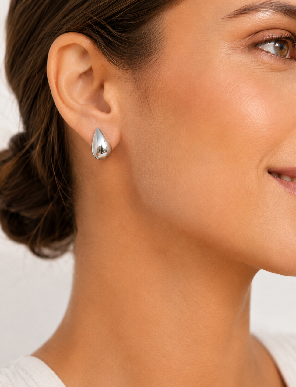 Aros Gota de Plata
