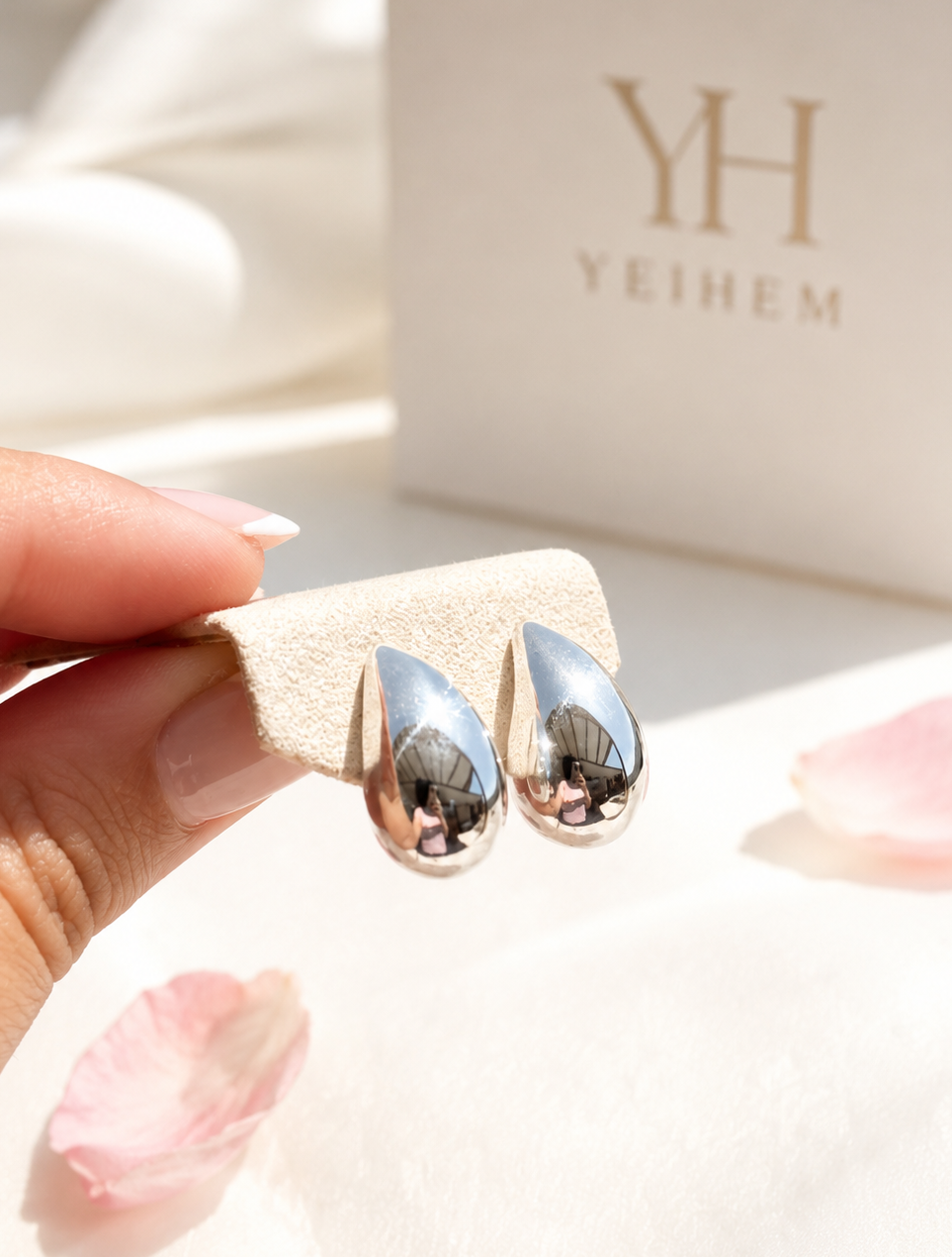 Aros Gota de Plata